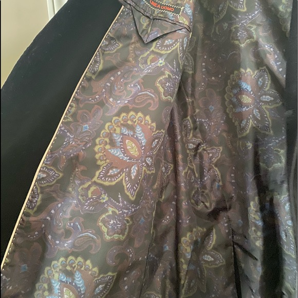 Mens Black Suede Dress Jacket - Picture 1 of 3